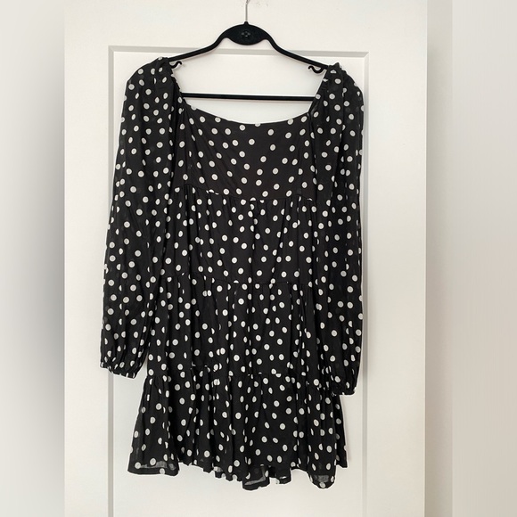 Faithfull The Brand: Morissa Mini Dress - Neoma Dot Print - Picture 5 of 7